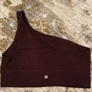 Lululemon athletica One-Shoulder Brown Longline Bra